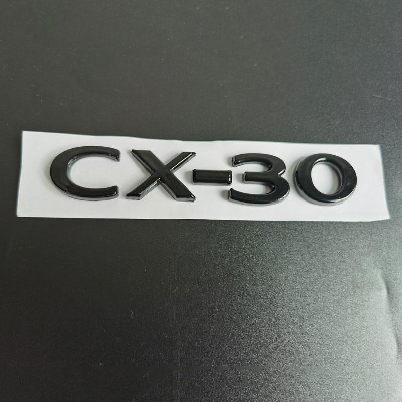 CX4 CX5 CX30 Letter logo Car stickers for Mazda CX-30 CX-4 5 Trunk Retrofit Accessories Displacement Digital Decorative Decals xlnpu00