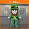 St. Patrick's Day Plüschpuppe mit grünem Hut Weiches Spielzeug für Feiertagsdekoration und Geschenk