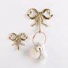 Retro Brass Bow Shape Wall Hook Decorative Functional Bow-Knot Hook Wall Hangings Gold Wardrobe Hanger Necklaces