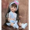 Reborn Babies Girl Twins Dolls 55 Cm Full Silicone Vinyl Lifelike Princess Long Hair Doll Bebe Reborn Birthday Gifts Made of KEIUMI