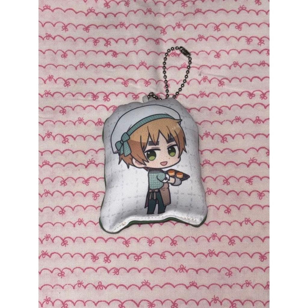 Hetalia World Stars Collaboration Cafe Cushion Key Holder England
