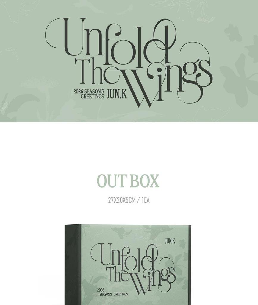 [PRE-ORDER] JUN.K (2PM) [Unfold The Wings] 2026 SEASON'S GREETINGS