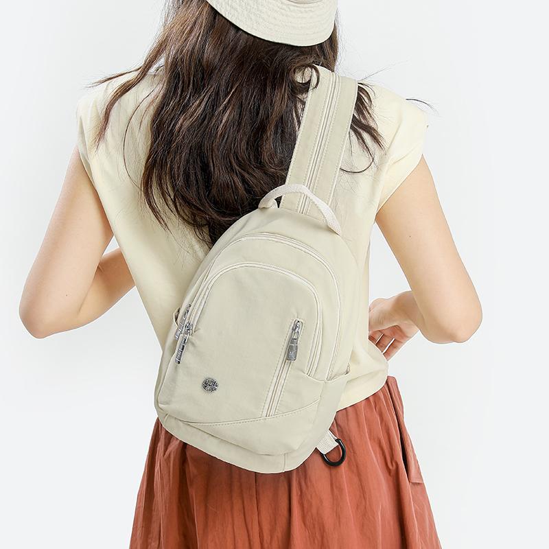 Two-In-One Chest Bag Sport Small Backpack Women Ultra Light Shoulder Bag