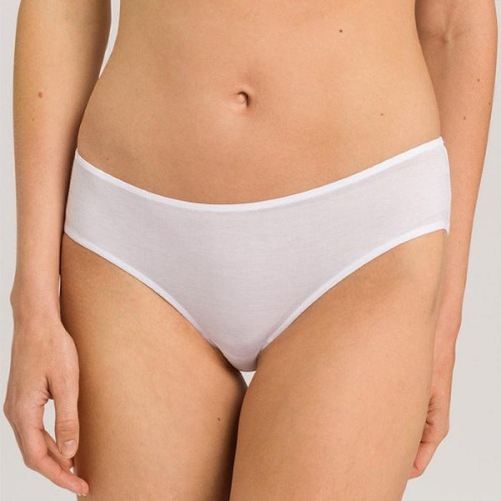 Hanro Women S Ultralight Midi briefS 100  Cotton  71819 White L