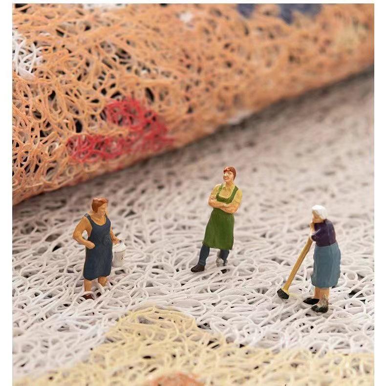 Luxury Silk Loop Washable Anti-Slip Entrance Mat