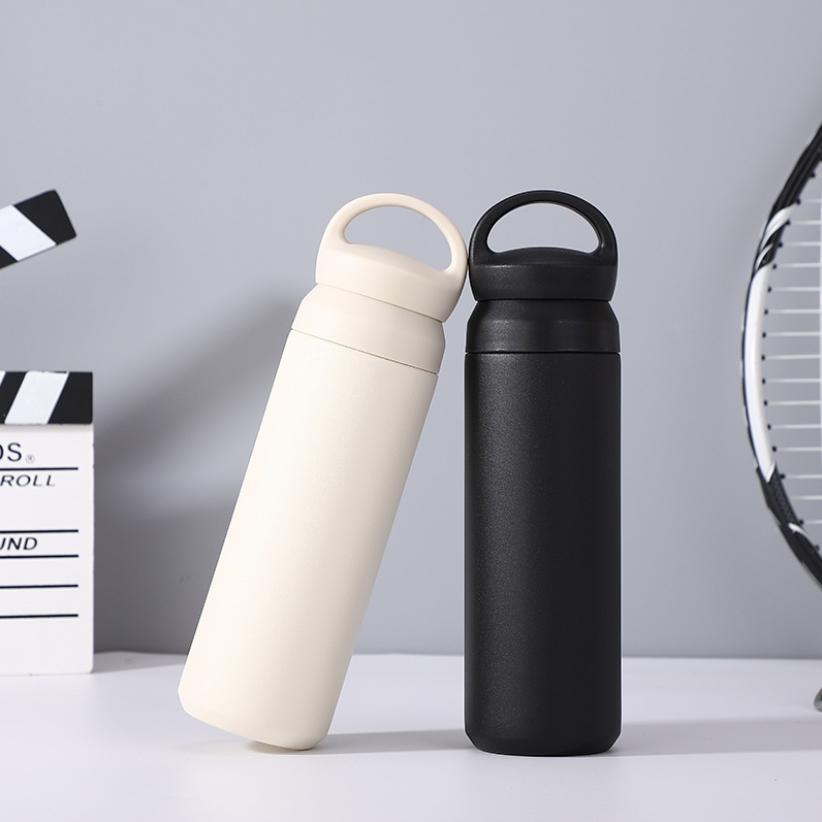 Student Back To School Portable Eco-Friendly 304 Stainless Steel Double Wall Vacuum Flask with Grain Cover