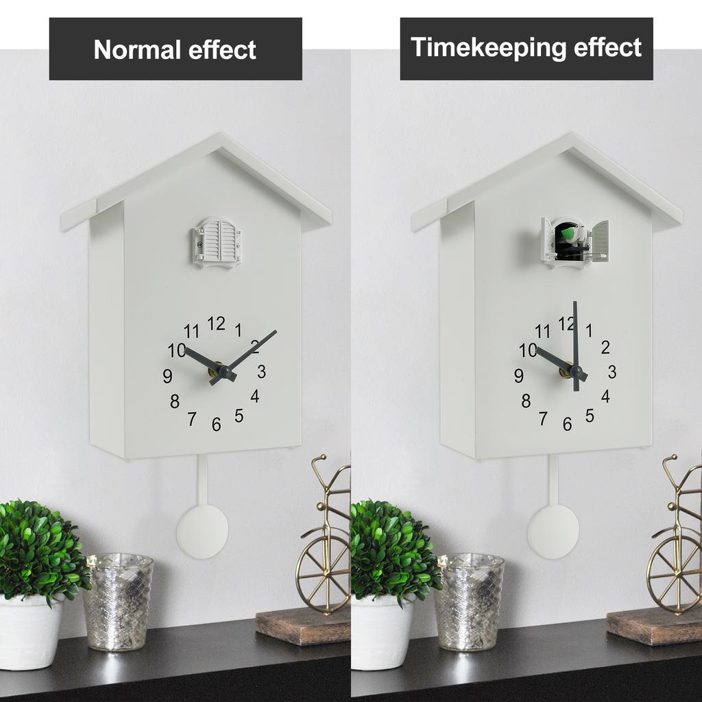 Simple Wall Clock Cuckoo Quartz Wall Clock Modern Bird Living Room Hanging Watch Horologe Clocks Timer Office Home Decoration