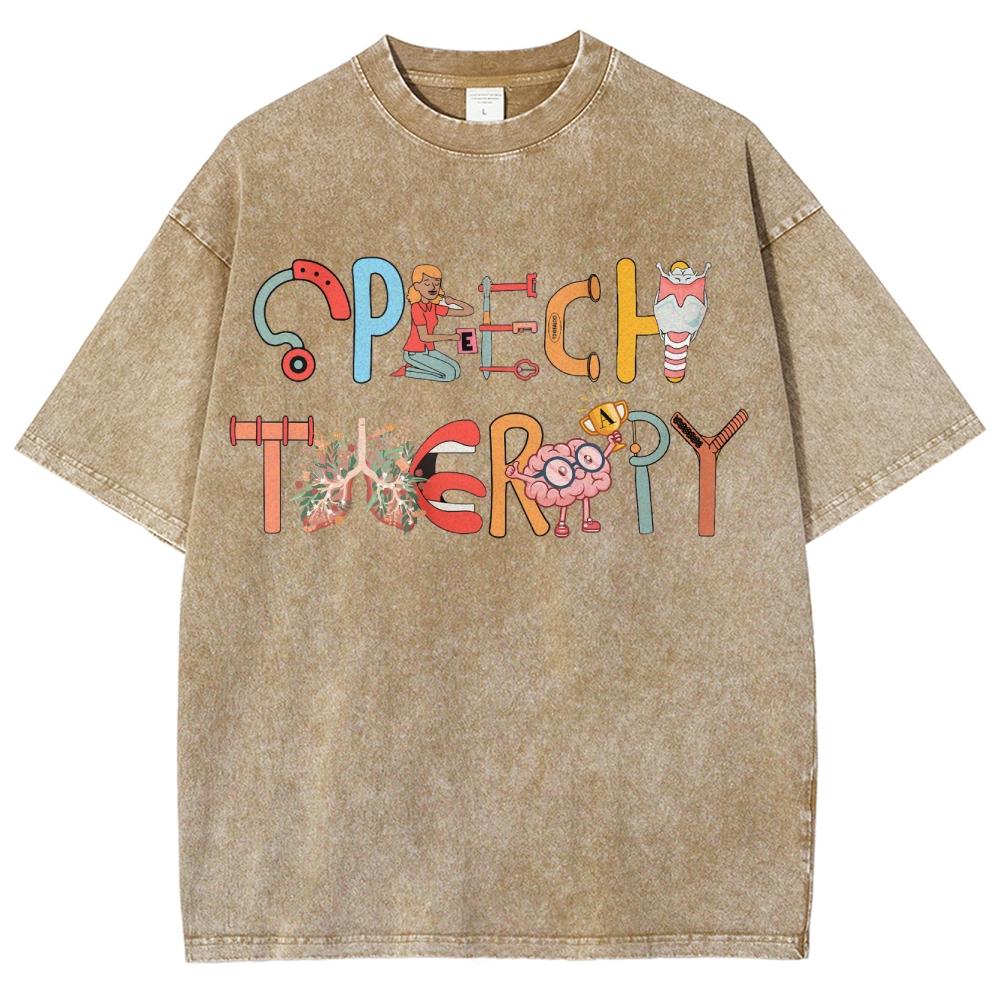 Colorful Cartoon Cute Top Casual Fashion T-Shirt Unisex Wash Cotton High Quality Short Sleeve Summer