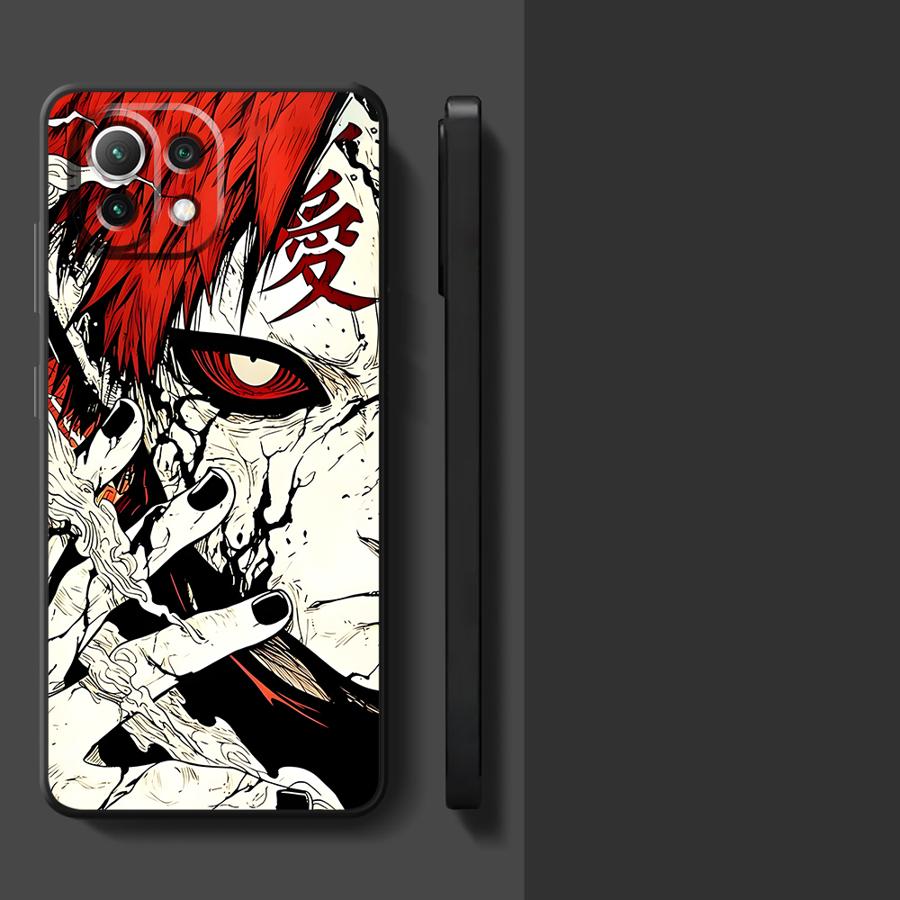 

Uchiha Itachi Gaara Black Soft Phone Cover Case for Xiaomi Mi 11 12 13 Lite 10T 11T 12T Pro 13 14 15 Pro 12X Xiaomi 12X