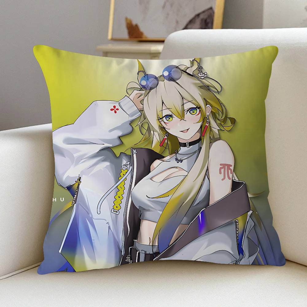 Arknights Shu Pillow Gift Home Office Decoration Pillow Bedroom Sofa Car Cushion CoverPillow Case
