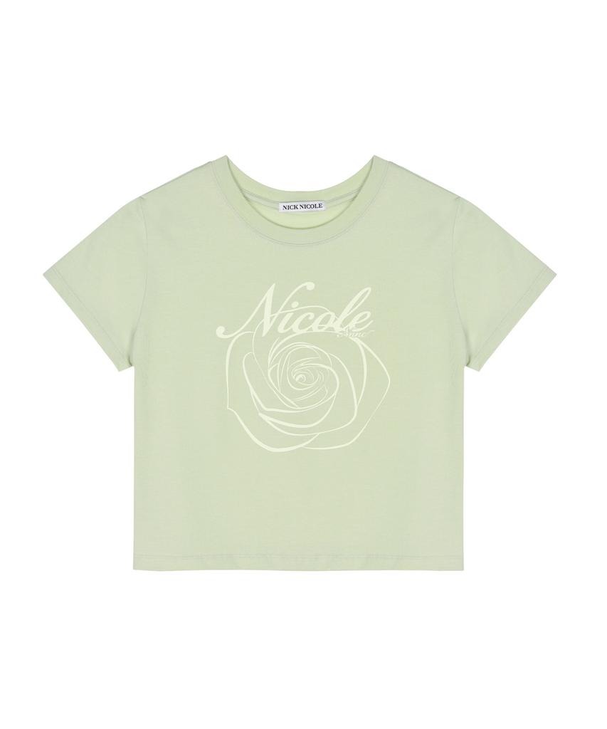 Nigaennikol Nicole Rose Crop Top_Olive Cream