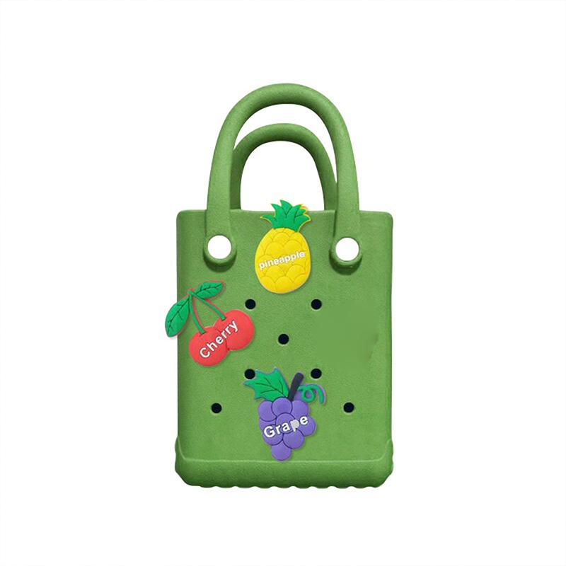 Eva Beach Bag Accessories Cute Fruit Pattern Diy Bags Shoes Decoration