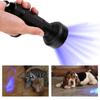 UV Flashlight 395 400nm Auto Air Conditioner Oil Pipes Leak Detector Tool 68 LED Purple Light Flashlight UV Glue Curing