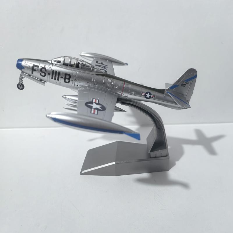 Diecast Metal 1/72 Scale F-84 Thunderjet Fighter Military Model Airplane Collect Gift