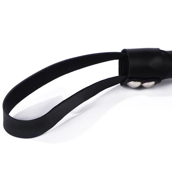 BDSM Long Whip with Fringe SM Discipline Toy for Sensation Play Roleplay Ergonomic Handle Discreet Adult Sex Tool for Couples' Exploration