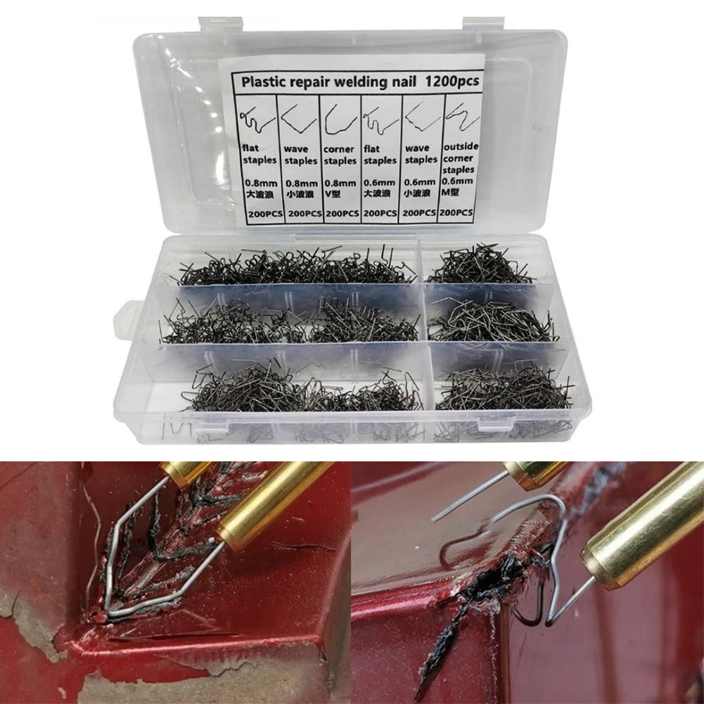 Repararea pieselor din plastic ale barei de protecție auto, cuie de sudură, repararea cuielor de sudură