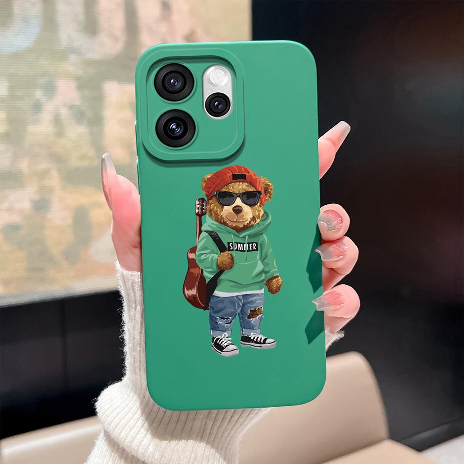 Case For Oppo Reno15 Pro Reno15F Cute Cartoon Dinosaur Silicone Protective Bumper Cover For OppoReno15 15Pro Anti Scratch Fundas