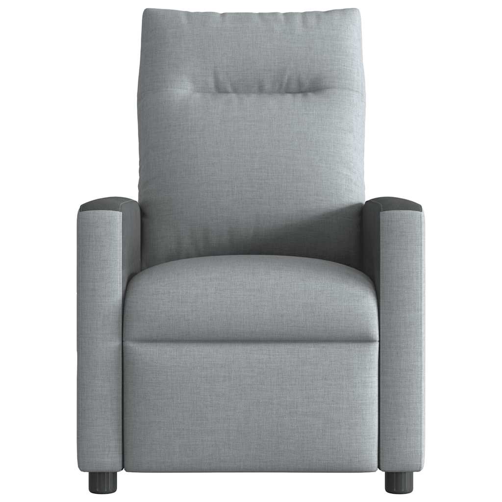 Relax Chair Light Grey Fabric
