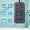 Multiprise Outlet Power Strip 6 AC Sockets & 3 USB Smart Home Universal Plug  Office