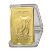 Imitation Gold Bar Bullion Plastic Paperweight Rectangle Prop Desk Decor Door Stopper for Gifts