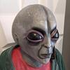 Mimozemská maska Halloween Hrůza Latexový kryt hlavy UFO Cosplay Vtipný párty kostým