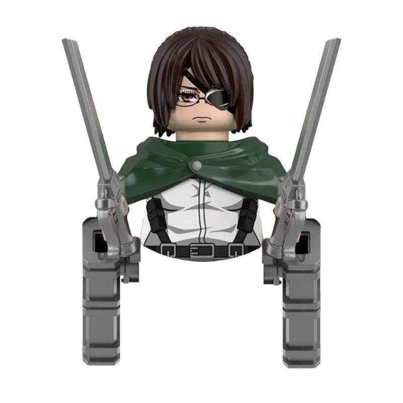 Blind Box Building Blocks Mini Model Figures Attack on Titan Levi Ackerman Eren Mikasa Giant Annie Halloween Christmas Gifts Toy