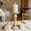 1/2PC Candle Holders Party Table Decor Home Decor Candles Stickers Minimalist Roman Column Photo props Wooden Vintage Rustic
