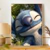 Disney Diamond Painting Kit Stitch 5D DIY, Suitable for Beginners and Craft Lovers, Interior Space Decoration