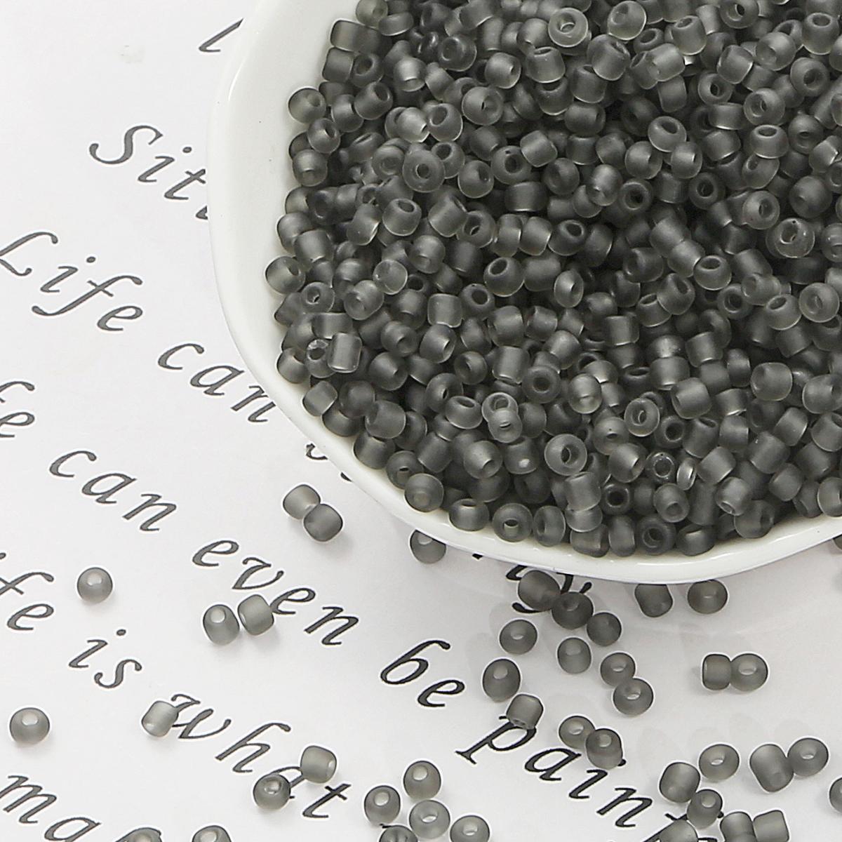 

3 мм прозрачные матовые стеклянные рисовые бусины, оптовая продажа, бусины для изготовления ювелирных изделий, DIY, очаровательное украшение about 3mm 700pcs