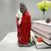 Jesuses Christ Statue with Lamb Hand Painted Good Shepherds Figurine Statue Modern Christian Home Decors Religious Gift