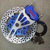 Universal CNC Motorcycle Front Brake Caliper Bracket Adapter For 200/220mm Brake Disc Rpm Adelin Frando 82mm Brake Caliper