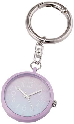 Fieldwork Repass Analog Carabiner Pocket Watch with Gradient Dial, KDS013-3, Girls' Silver