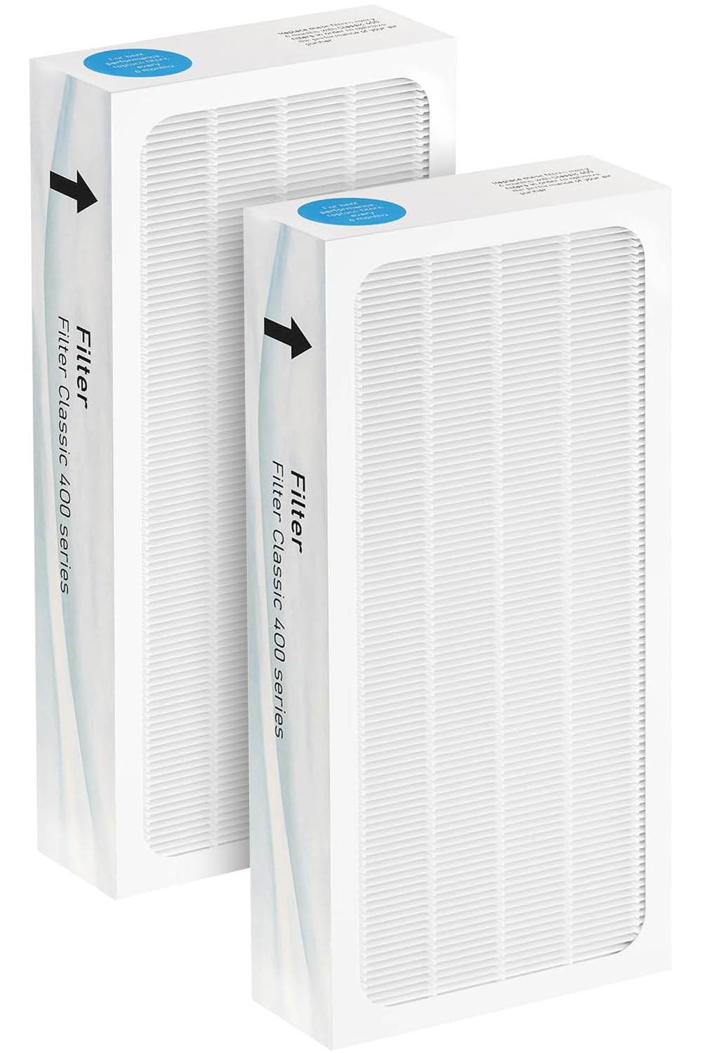 

Air Purifier Classic 400 Series Replacement Filter Dust Filter Pollen Dust Countermeasure Filter Compatible with 490i 480i 405 450E F400PA [2 Pieces]