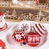 24Pcs Shimmering Christmas Ball Ornament 6cm Shatterproof Christmas Baubles Hanging Decorations for Tree Wreath Mantels