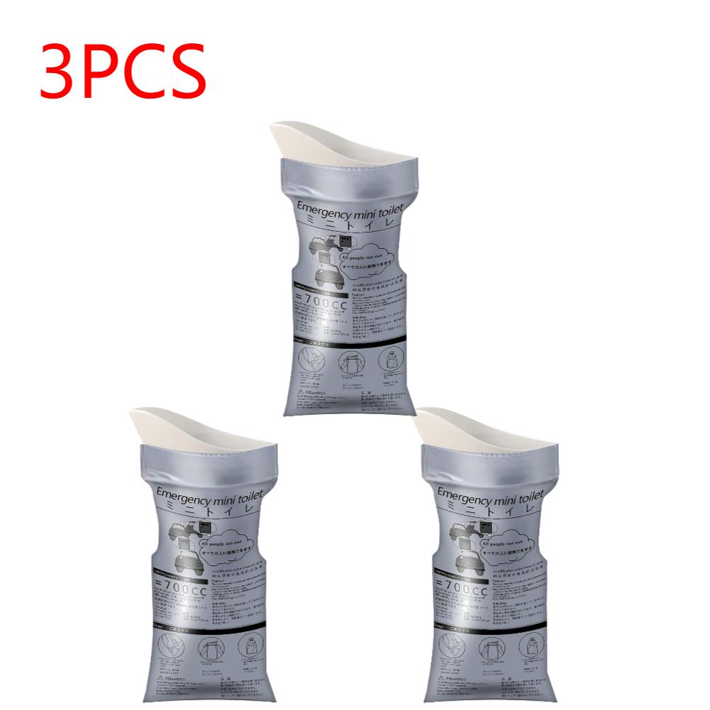 1-10pcs Outdoor Emergency Urine Bags 600ml Disposable Travel Mobile Toilet Portable Urinal Bag for Female Baby Male Vomiting Bag