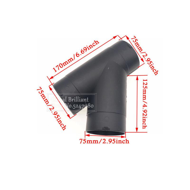 

75 мм воздуховод Y-образный разветвитель подходит для Eberspacher для обогревателя Webasto для воздуховодов внутреннего диаметра автомобильные аксессуары