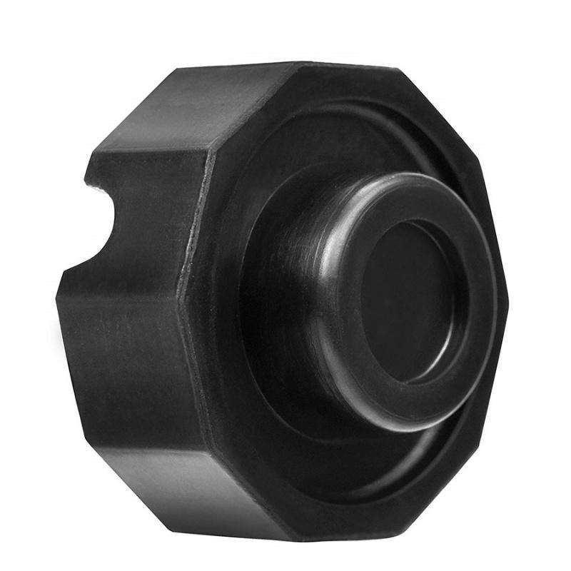 2 Peças Automóvel Universal Decagonal Protetor de Chassi Ranhurado Almofadas de Borracha para Macaco