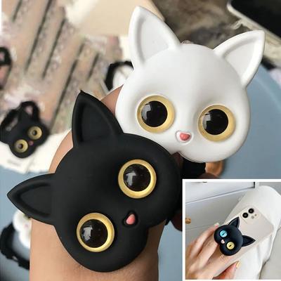 Air Sac Bracket Phone Finger Holder Grip 3D Cartoon Air Sac Phone Holder