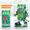 Beer Deformed Robot Action Figure Cartoon Deformation Robot Creative Warrior Model Deformation Educational Toys
