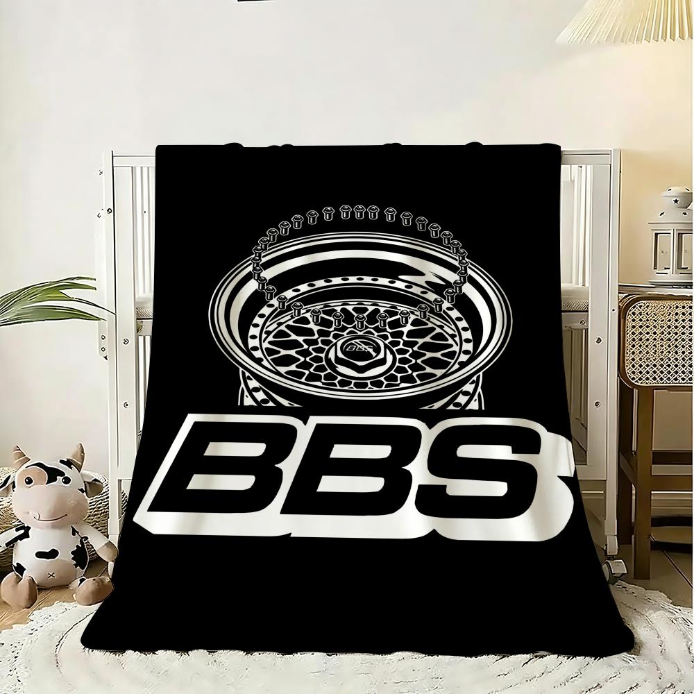 B-BBS-SB Racing Throw Soft Flannel Throw Blanket, Lightweight Breathable Summer Nap Blanket For Sofa Home Travel Cozy Decor
