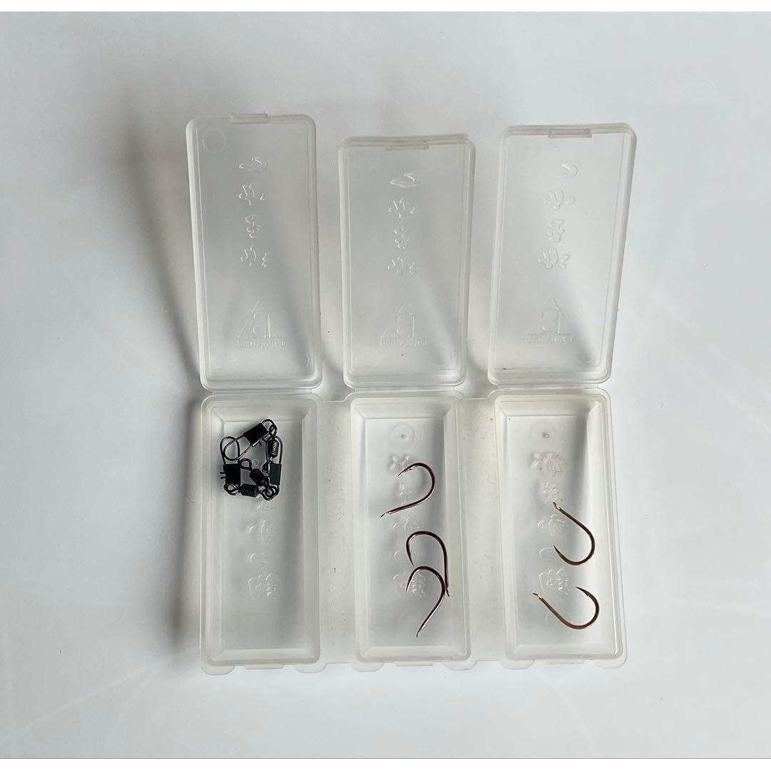 Used 3 series clear Gamakatsu needle case accessory case