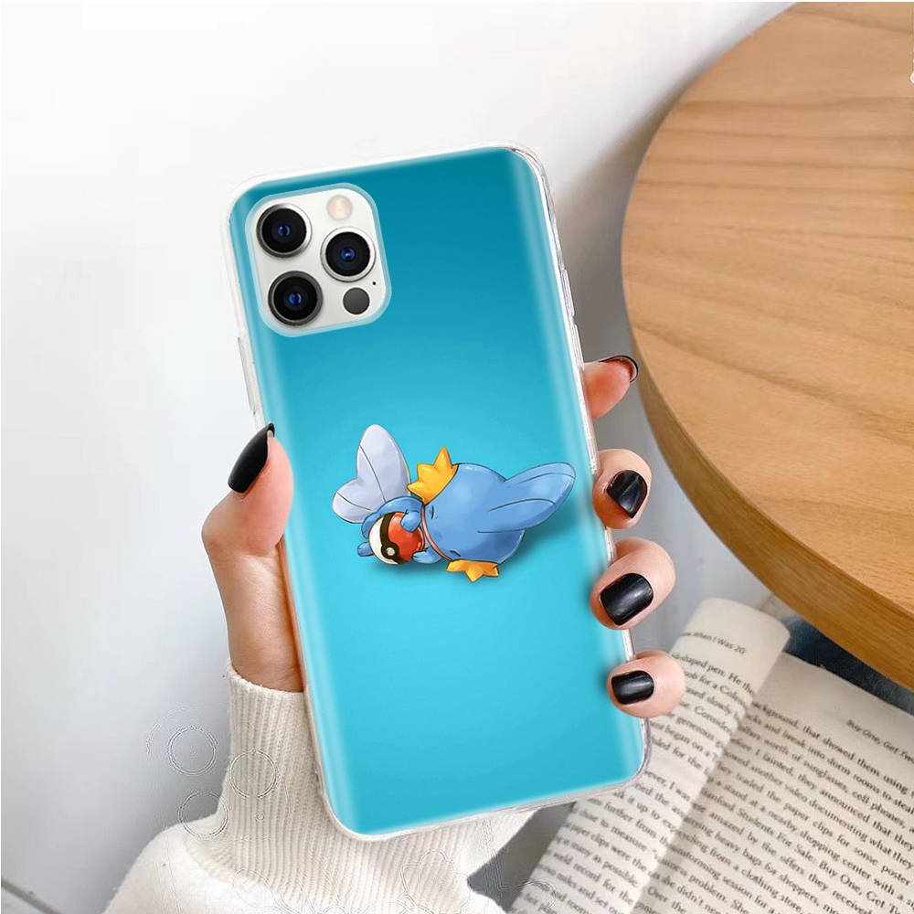 Transparent Case for Samsung A04 A14 A23 M33 M53 Realme 10 9 C35 C55 VIVO X80 Infinix Hot 30 Note 11 Tecno Spark 8P Pro P-36 Pikachu Pokémon