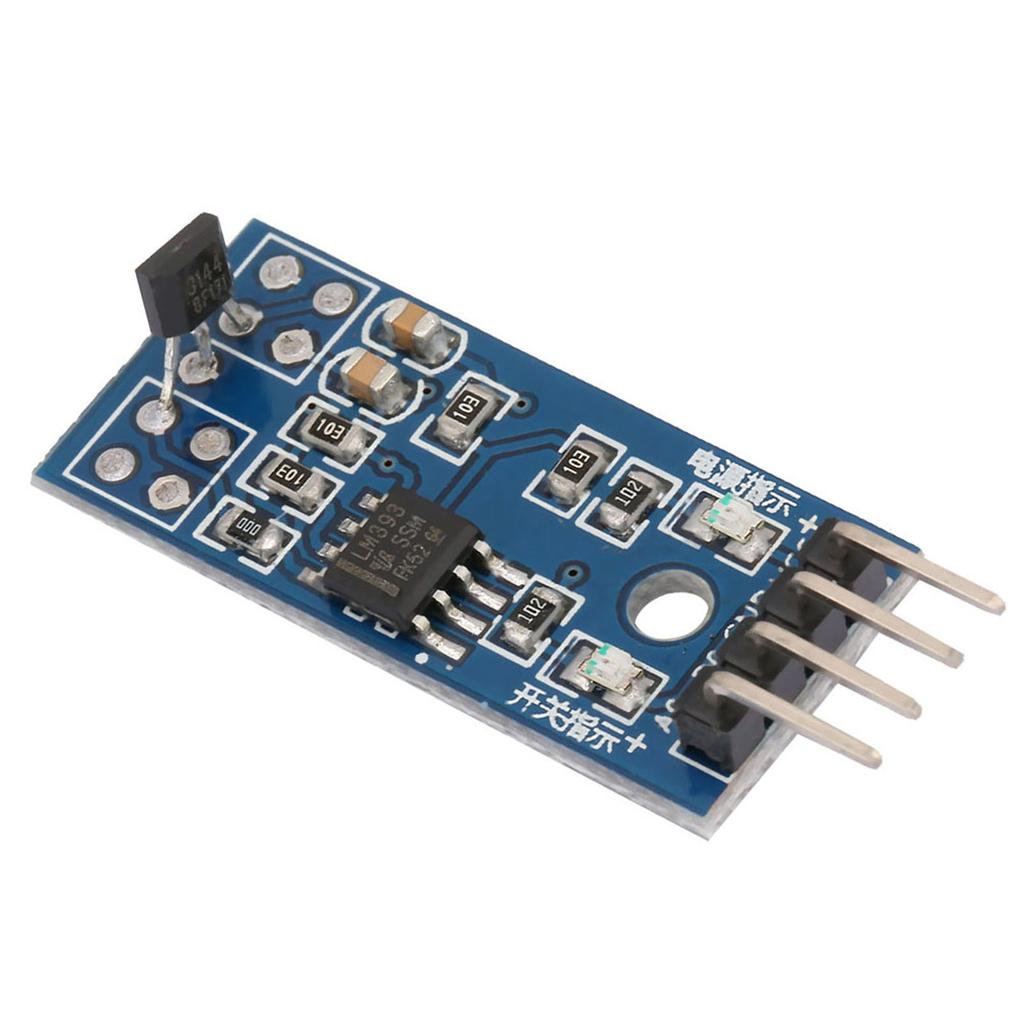 5Pcs 3144E Effect Sensor Switch Speed Counting Sensor Module Magnetic Detector 3.3-5V