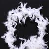 Shawl Scarf Turkey Chandelle Dress Up Costume White Feather Boa Ribbon Garland Christmas Decoration