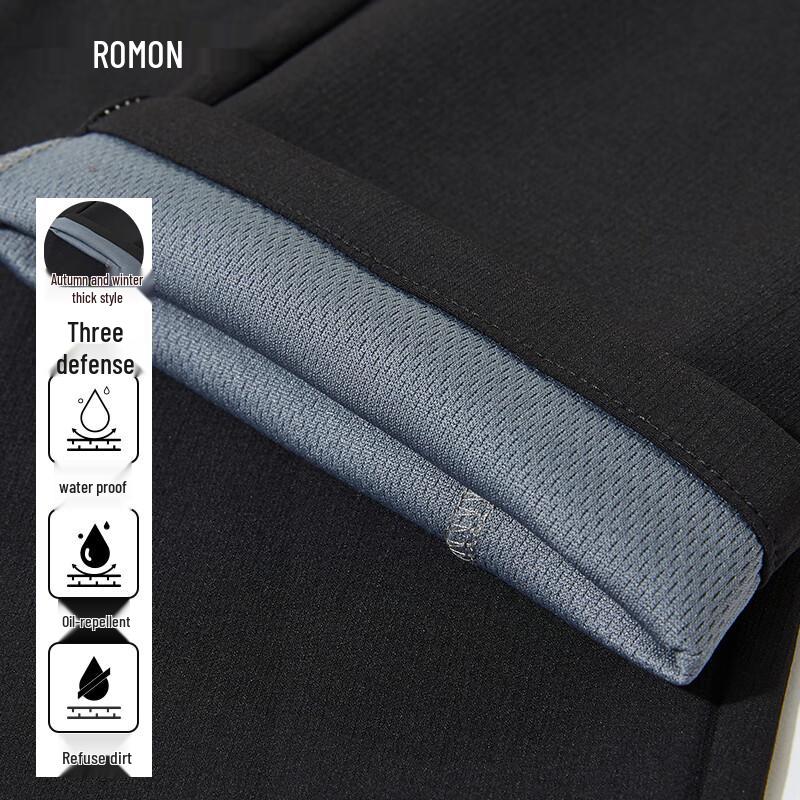 ROMON Men's 3-Proof Straight-Leg Functional Pants
