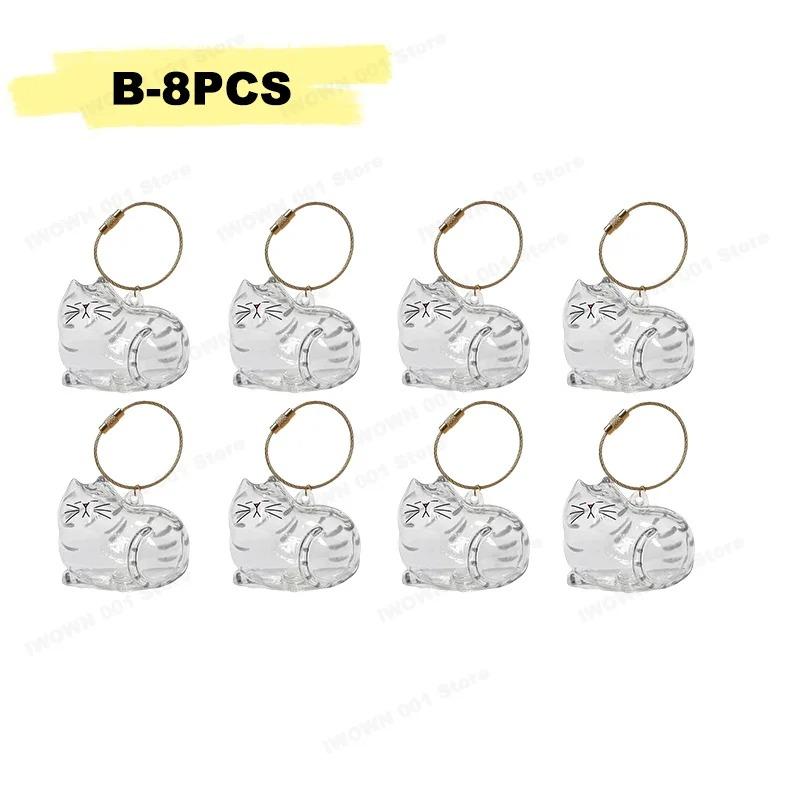 Katzenhaar Aufbewahrungsbox Hängender Katzen Schlüsselanhänger Anhänger Rucksack Katzen Tasche Hängende Deko Haustierhaar Aufbewahrung Niedlicher Schlüsselanhänger Haustier Souvenirs