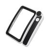 Handheld Magnifier 4X Magnifying Glass for Reading Full Book Page Newspaper Rectangular Magnifying Glass with Bright