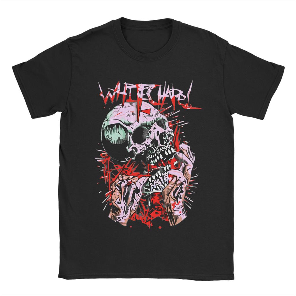 Unisex Rock Whitechapel Deathcore Band Art T Shirts Cotton Clothes Awesome Short Sleeve Round Neck Tees Original TShirt