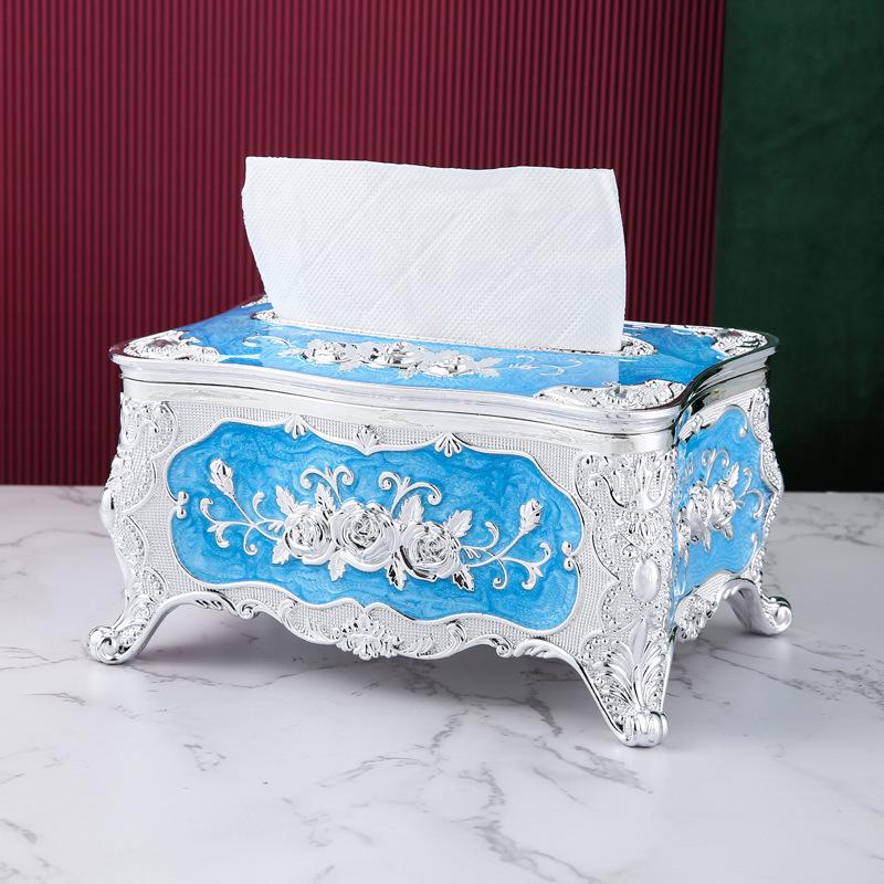 European-Style Luxury Tissue Box for Home, Hotel, Restaurant, or KTV Decor