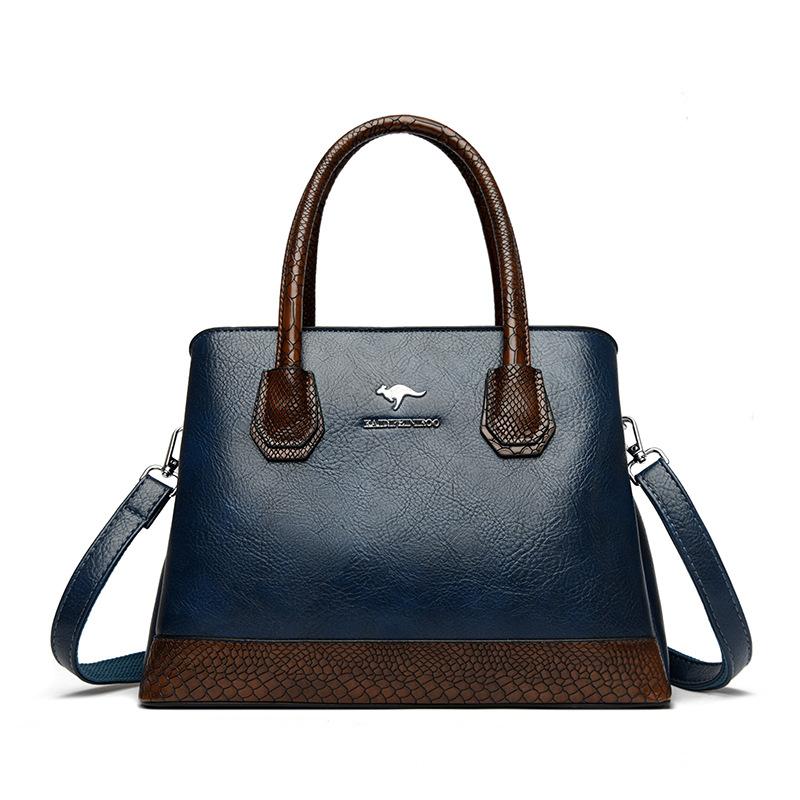 Handbag, Commuter Crossbody Bag Large-capacity Single-shoulder Bag Patchwork Women's Bag